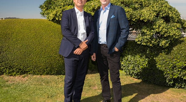 Maxime Saada, Président du Directoire du groupe CANAL+ et Reed Hastings, Fondateur et PDG de Netflix