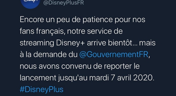 Disney+ reporté