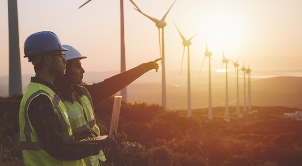 connectivité parc éolien